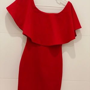 Nordstrom’s red dress. New with tags.